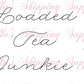 2.25x1.25” Loaded Tea Junkie Thermal Stickers