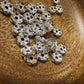 10pk 8mm Wavy Rhinestone Spacers