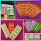 200 Mixed Fall/Halloween Thermal Sticker Grab Bag