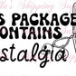 2.25x1.25” Nostalgia Thermal Stickers