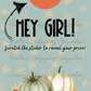 Hey Girl Pumpkin Scratch Off Card Set