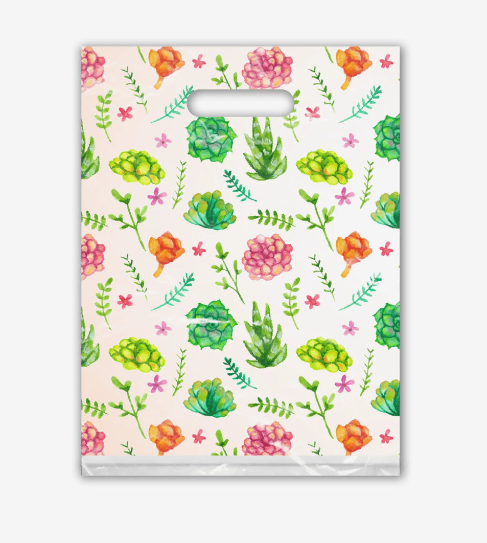 9x12 Succulent Merch Bags