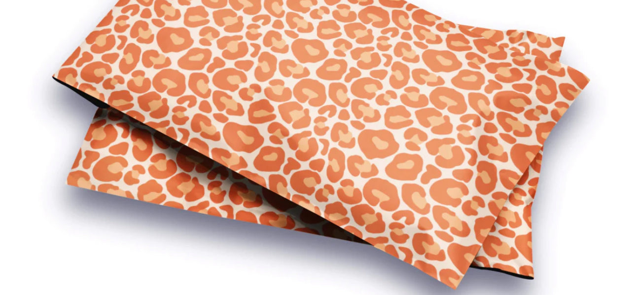 10x13 Orange Leopard
