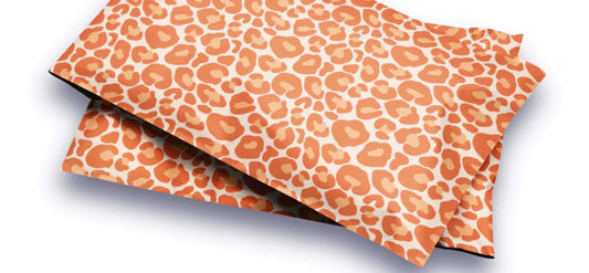 10x13 Orange Leopard