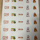 Assorted Halloween Sticker Sheet
