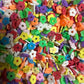 50pk Small Flower Clay Spacers