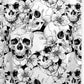 10x13 Floral Skull