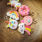 Clay Unicorn Charms