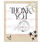Vintage Thank You Stickers