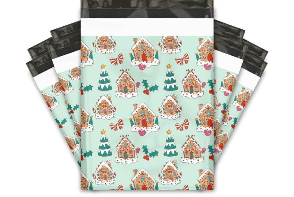 Gingerbread Shipping Box 10x13 Gingerbread House – Stella's Shipping Supplies & More!