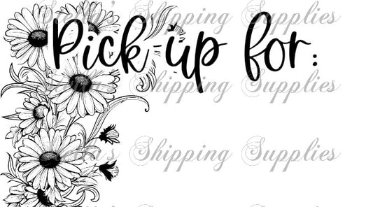 2.25x1.25” PU Sunflower Thermal Stickers