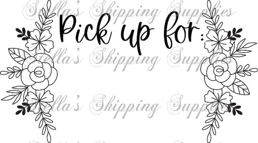 2.25x1.25” PU Roses Thermal Stickers