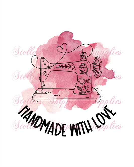 Handmade With Love Stickers