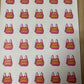 Assorted Shopping Bag Sticker Sheet