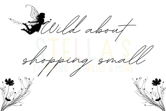 4x6 Wild About Shopping Small Thermal Sticker