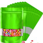 7.1x10.2” Green Holo Resealable Bag