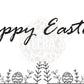 2.25x1.25” Happy Easter Thermal Stickers