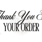 2.25x1.25” Easter Thank You Thermal Stickers