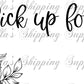 2.25x1.25” PU Blossom Thermal Stickers