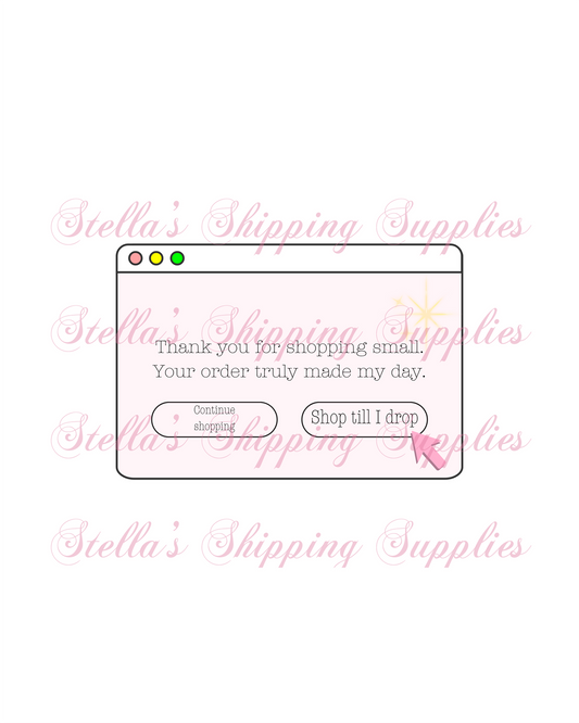 Computer Pop Up Stickers