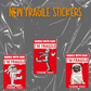 Assorted Funny Fragile Stickers