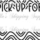 2.25x1.25” PU Squiggly Thermal Stickers