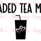 2.25x1.25” Loaded Tea Mail Thermal Stickers