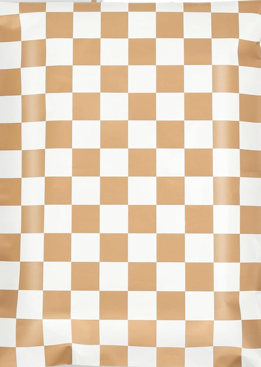 10x13 Neutral Checkered
