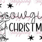 Cowgirl Christmas Thermal Stickers