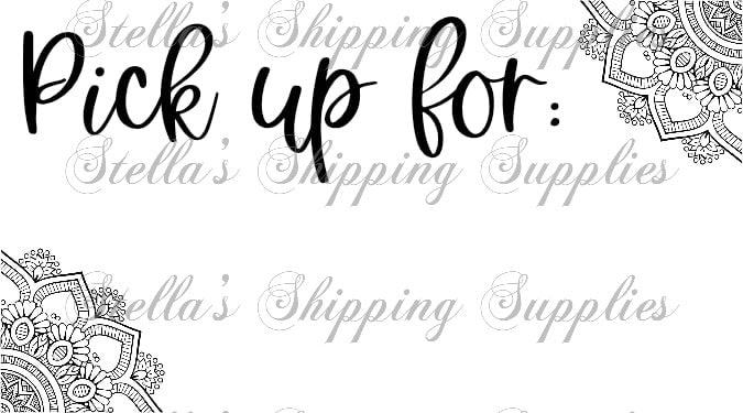 2.25x1.25” PU Small Mandala Thermal Stickers