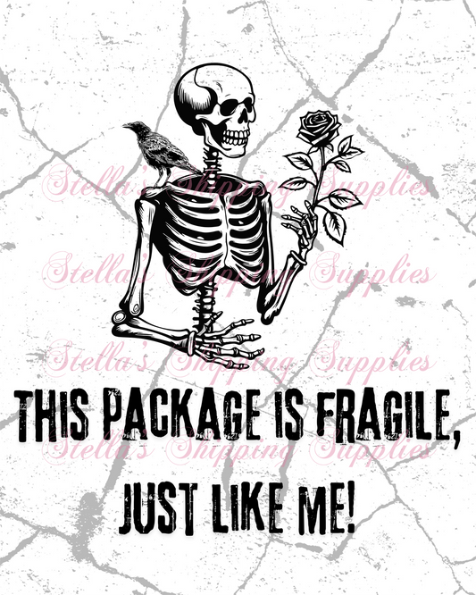 Fragile Like Me Stickers