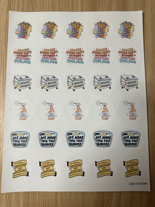 Assorted Inspo #2 Sticker Sheet
