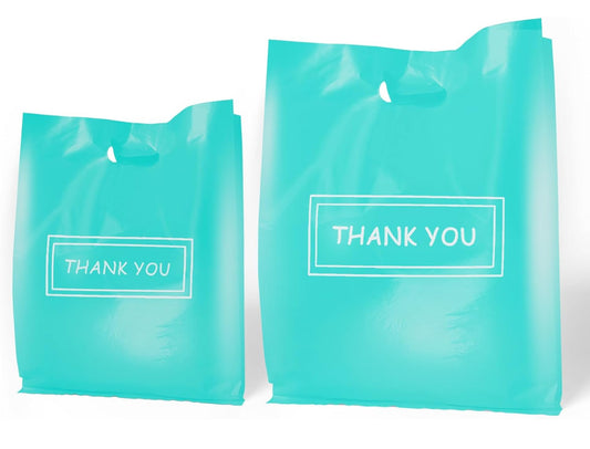 9x12 Teal TY Merch Bags