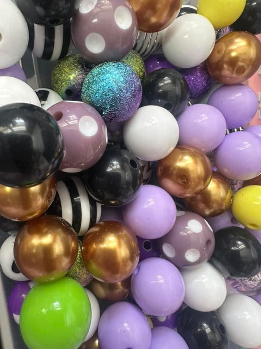 Acrylic Bubblegum Beads