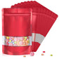 5.9x8.6” Red Holo Resealable Bag