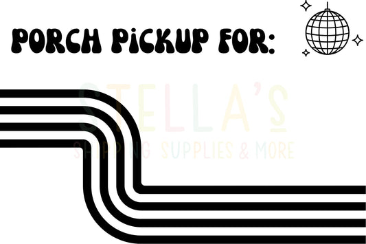 4x6 Retro Porch Pickup Thermal Sticker