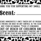 Freshie Scent- Cow Thermal Stickers