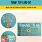 Country Thank You Sticker/Card Set