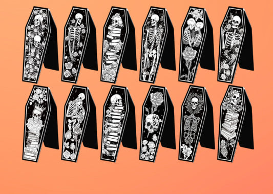 Magnetic Coffin Bookmark