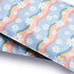10x13 Blue Wavy