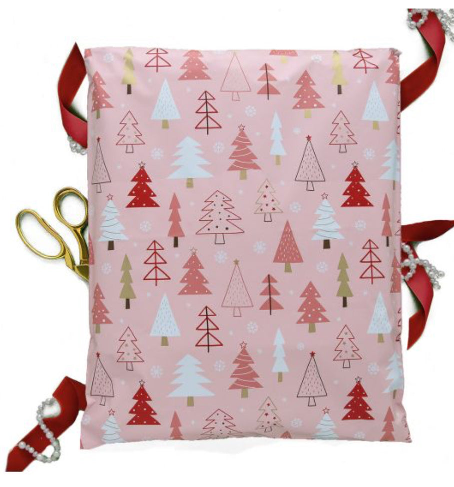 10x13 Pink Xmas Tree