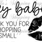 2.25x1.25” Hey Babe Thermal Stickers