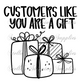 2.25x1.25” You’re A Gift Thermal Stickers
