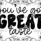 2.25x1.25” Great Taste Thermal Stickers