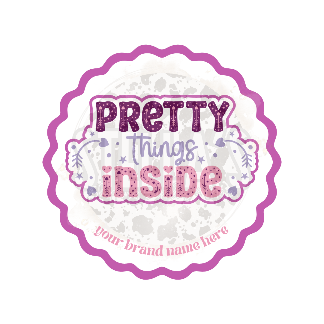 Pretty Things Inside Custom Stickers