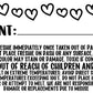 Freshie Scent - Hollow Hearts Thermal Stickers