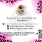 Pink Leopard Custom Business Cards