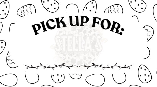 2.25x1.25” Easter Pickup Thermal Stickers