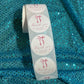 Pink Bow TY Stickers