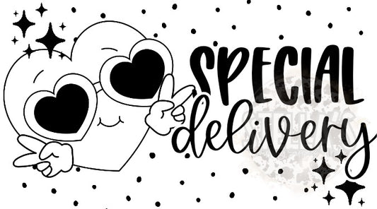 Heart Special Delivery Thermal Stickers